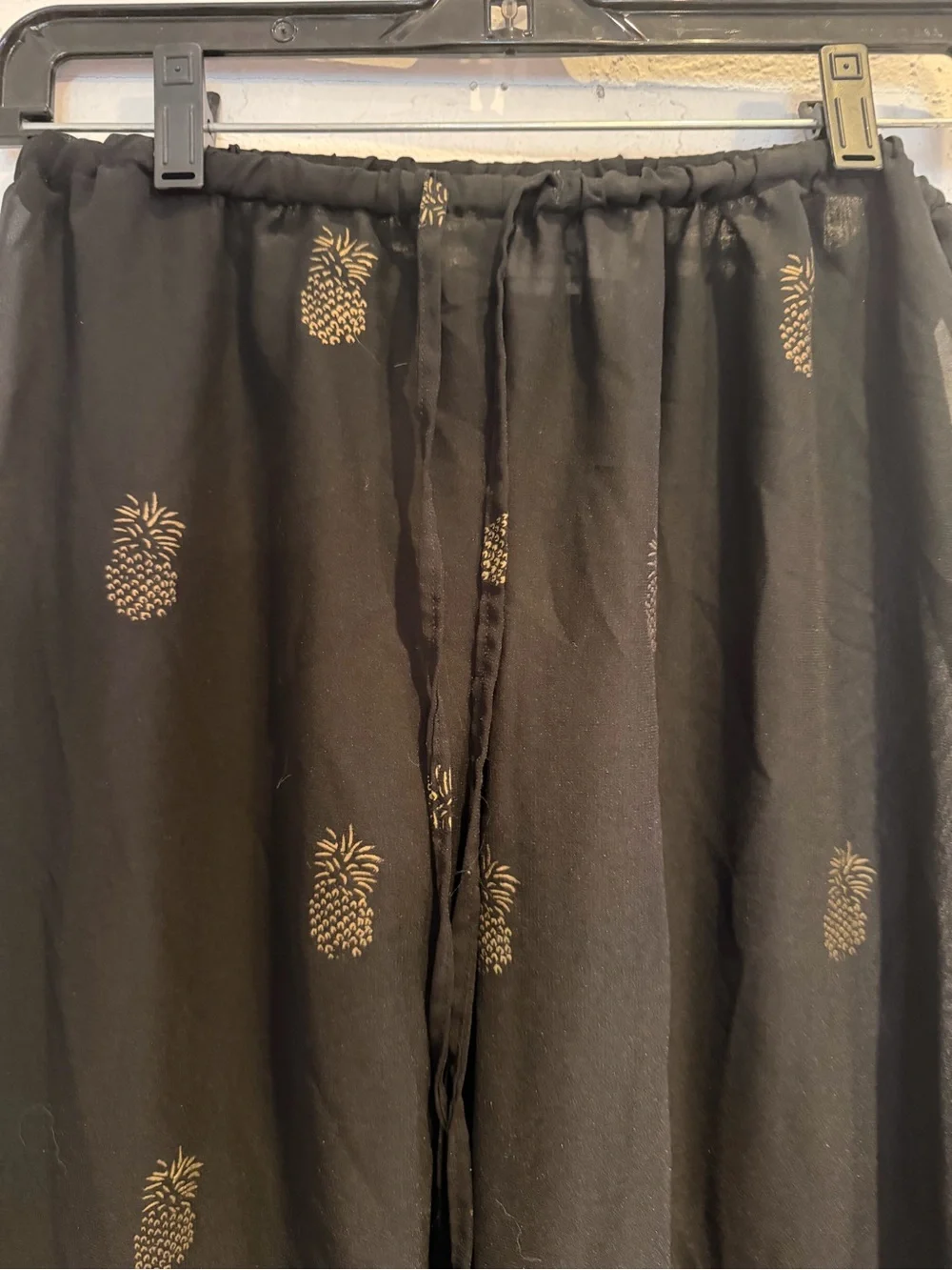 Lightweight Black Women's Swim Coverup Pants